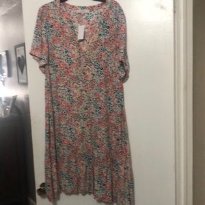 Loft Spring short sleeve dress.